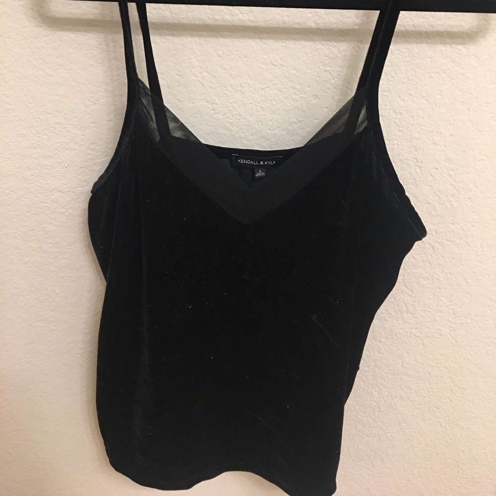 Kendall and Kylie Velvet Tank Top